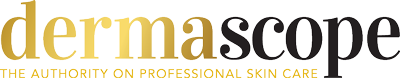 Dermascope logo, representing a leading publication in the aesthetics and skincare industry.